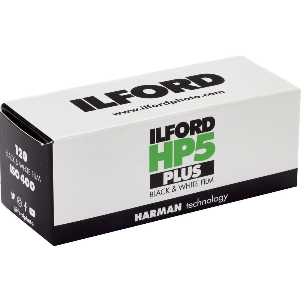 Ilford HP5 Plus 400 Siyah Beyaz Negatif 120 Roll Film (SKT: 07-2026)