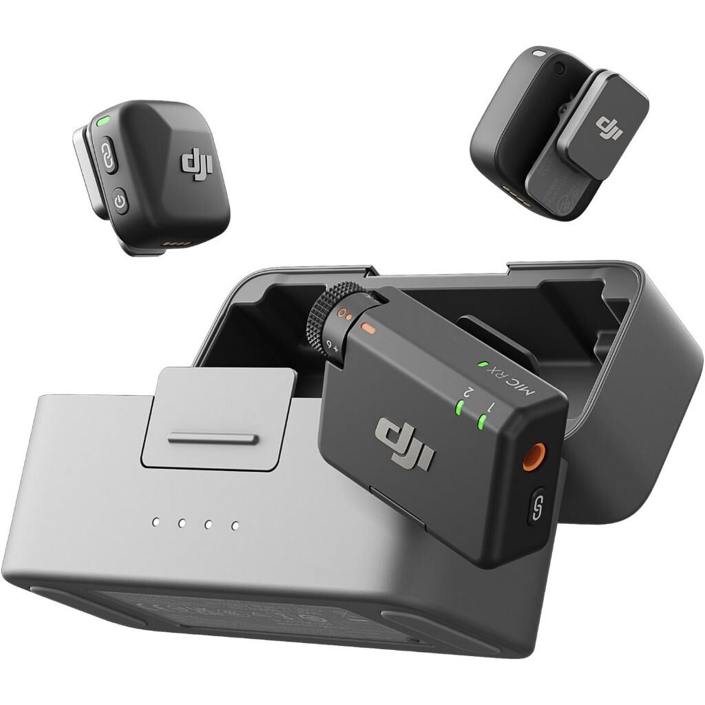 DJI Mic Mini 2 Kişilik Kablosuz Mikrofon (2 TX + 1 RX + Charging Case)