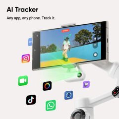 Insta360 Flow 2 AI Tracker Kit (Summit White)