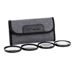JJC 62mm Çantalı Close Up Macro Filtre Seti (+2, +4, +8, +10)