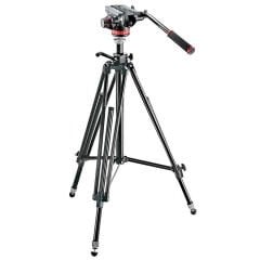 Manfrotto MVH502AH Video Head + 028B Video Tripod