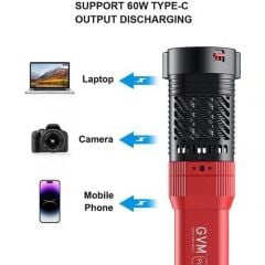 GVM PD60C 60W RGB Dahili Akülü LED Işık