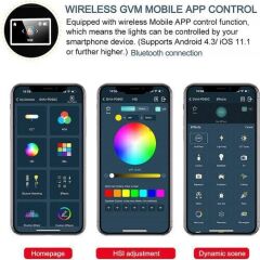 GVM PD60C 60W RGB Dahili Akülü LED Işık