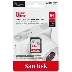 Sandisk Ultra 64GB SDXC 140MB/s Hafıza Kartı