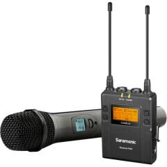 Saramonic UwMic9 Kit4 RX9+HU9 Kablosuz El Mikrofonu