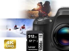 Lexar 512GB SDXC 1066x 160MB/s Hafıza Kartı