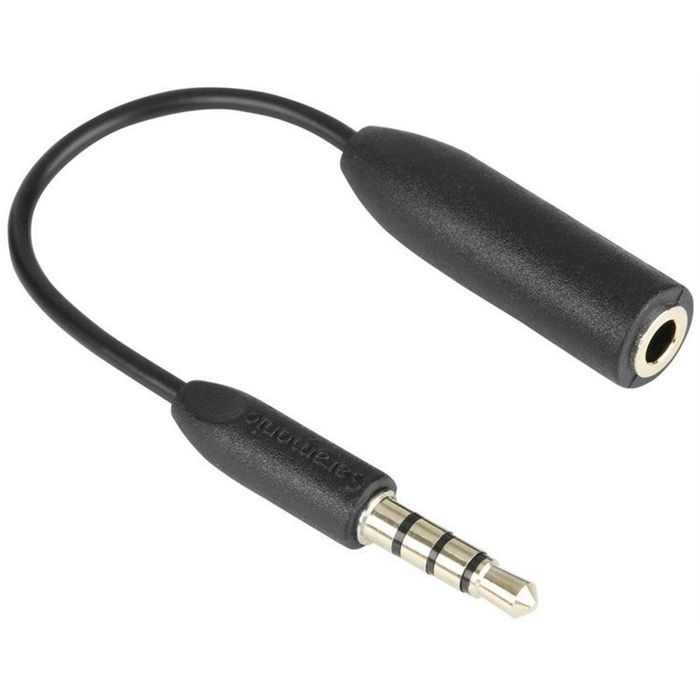 Saramonic SR-UC201 Cep Telefonu & Tablet İçin Mikrofon Adaptörü (3.5mm TRSS Erkek - 3.5mm TRS Dişi)