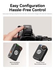 Hollyland Lark M2S Combo Kablosuz Mikrofon Sistemi