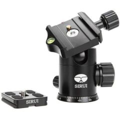 Sirui E‑20 Ball Head – Arca‑Swiss Uyumlu Profesyonel Tripod Top Kafa (6 Yıl Türkiye Distribütör Garantili)