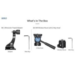 Sirui BA-WM Araç Camı Montaj Kiti (2 Yönlü Kafa ile)