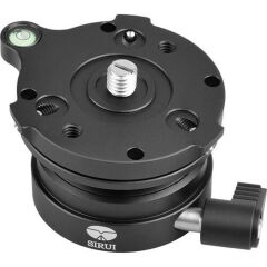 SIRUI LE-60 Leveling Base – 15° Ayarlı Profesyonel Tripod Seviye Adaptörü (6 Yıl Türkiye Distribütör Garantili)