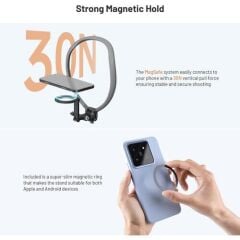 Pgytech CapLock Magnetic Smartphone Neck Mount Max – Manyetik Boyun Askı Montajı (Smartphone PV İçerik Üretimi)