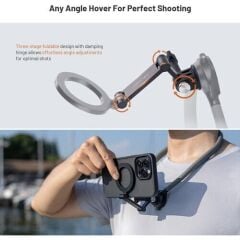 Pgytech CapLock Magnetic Smartphone Neck Mount Max – Manyetik Boyun Askı Montajı (Smartphone PV İçerik Üretimi)
