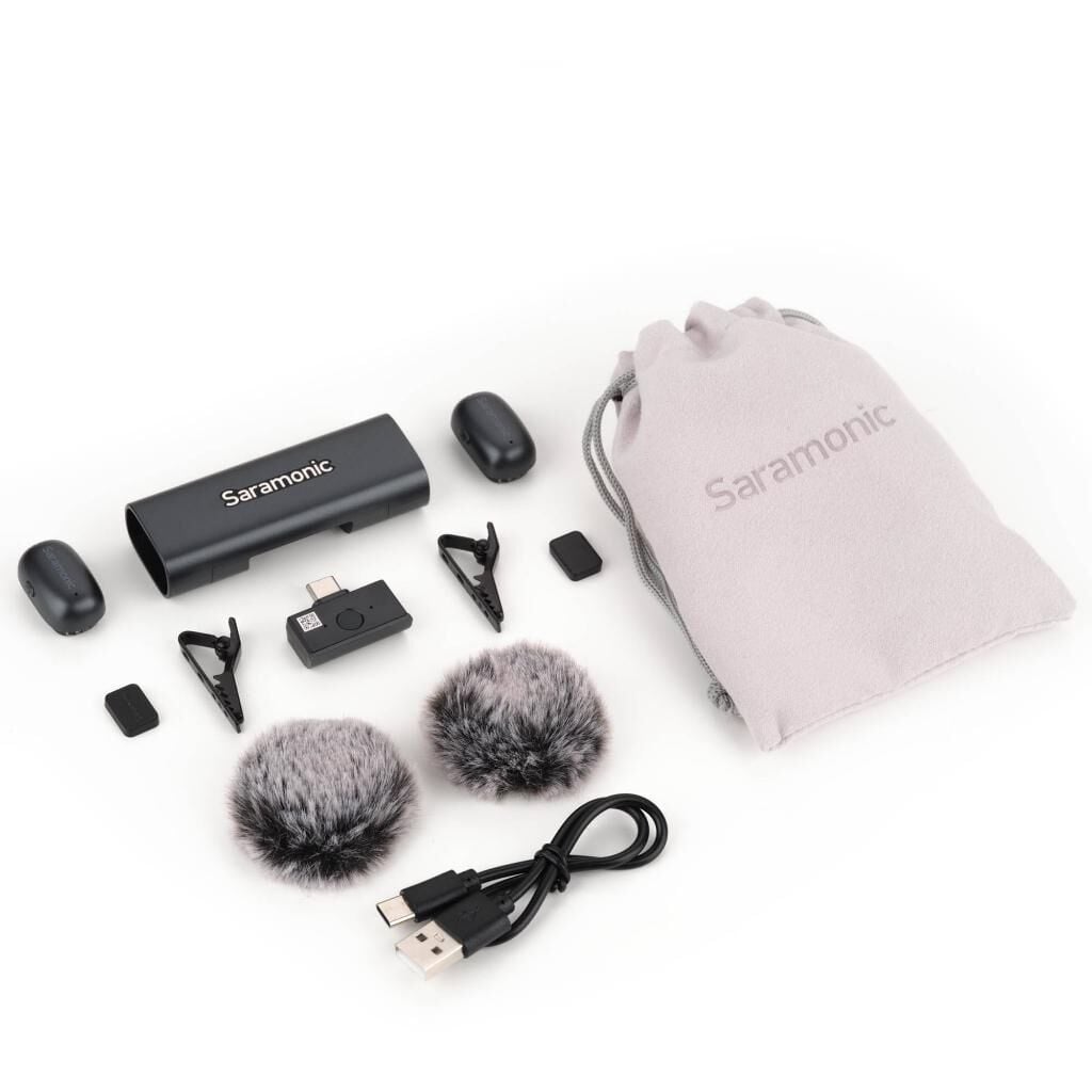Saramonic Air SE 01 Type-C 2 Kişilik Kablosuz Yaka ve El Mikrofonu