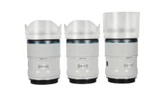 Sirui Sniper 23mm, 33mm & 56mm F1.2 Lens Kiti (X Mount, Beyaz)