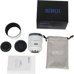 Sirui Sniper 75mm F1.2 APS-C/S35 Auto-Focus Lens (E Mount, Beyaz)