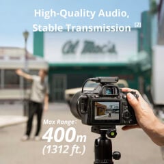 DJI Mic Mini Kablosuz Mikrofon (2 TX + 1 RX + Charging Case)