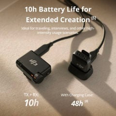 DJI Mic Mini Kablosuz Mikrofon (2 TX + 1 RX + Charging Case)