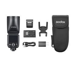 Godox V100 Sony Uyumlu Yuvarlak Kafa Flaş