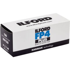 Ilford FP4 Plus 125 Siyah Beyaz Negatif 120 Roll Film (SKT: 01-2028)