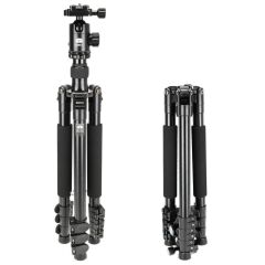 Sirui N‑2004+G20X Profesyonel Alüminyum Tripod Kiti – 15 kg Taşıma Kapasiteli Tripod