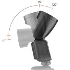 Godox V1 TTL Yuvarlak Kafa Bataryalı Tepe Flaş (Canon)