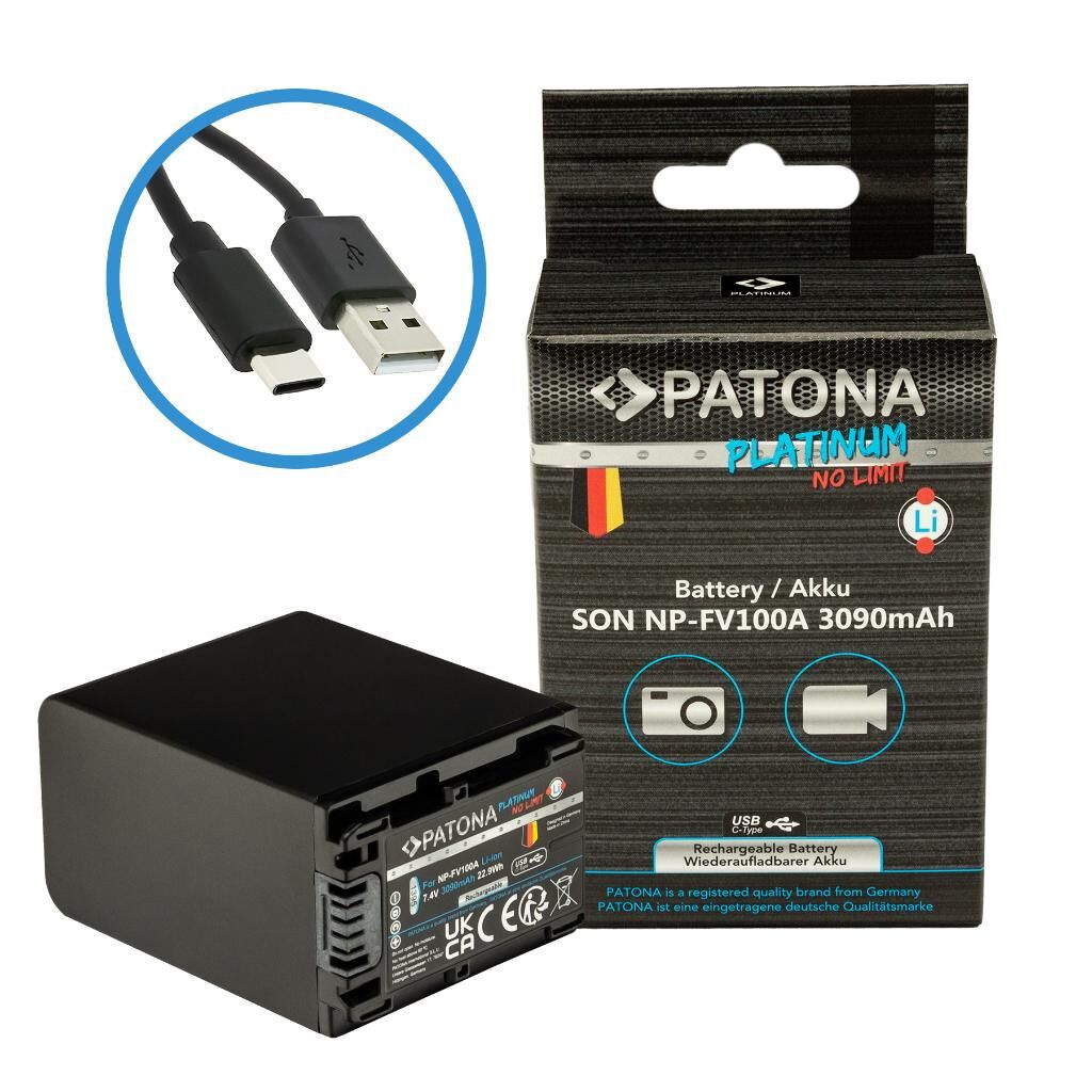 Patona 1395 Platinum NP-FV100 Sony Batarya