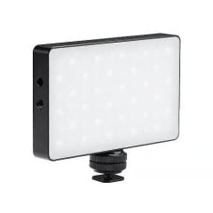 GVM 8RS RGB Kamera Üstü Dahili Akülü Mobil Led Işık (11x7cm)