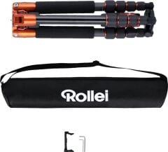Rollei Compact Traveler No.1 Karbon Turuncu Tripod