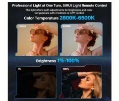 Sirui C150X Combo 150W Bi-Color LED Video Işığı