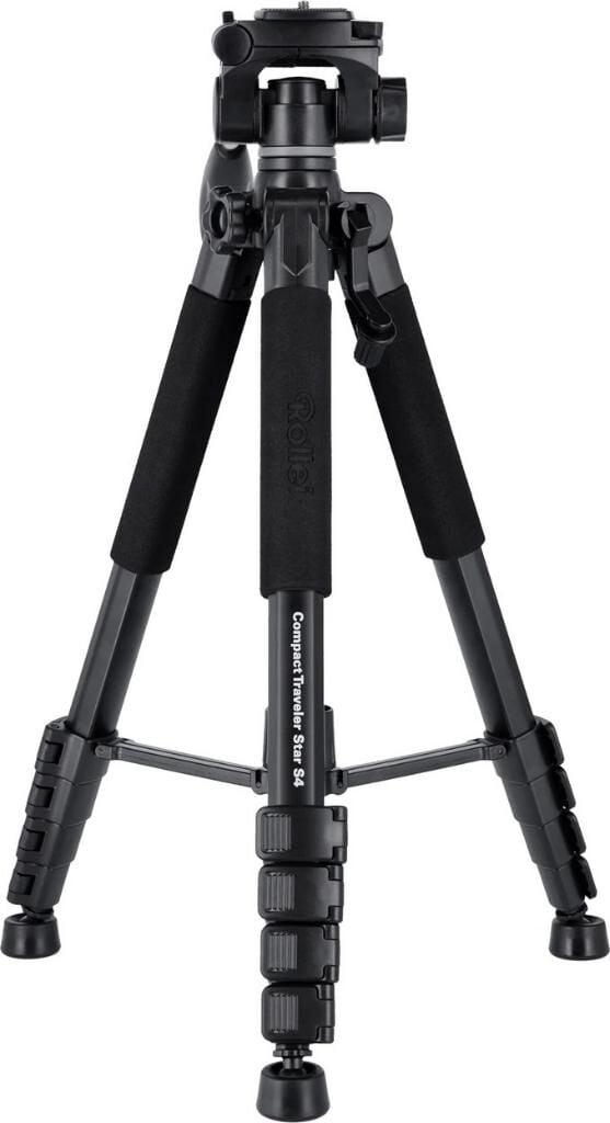 Rollei Compact Traveler Star S4 Alüminyum Siyah Tripod