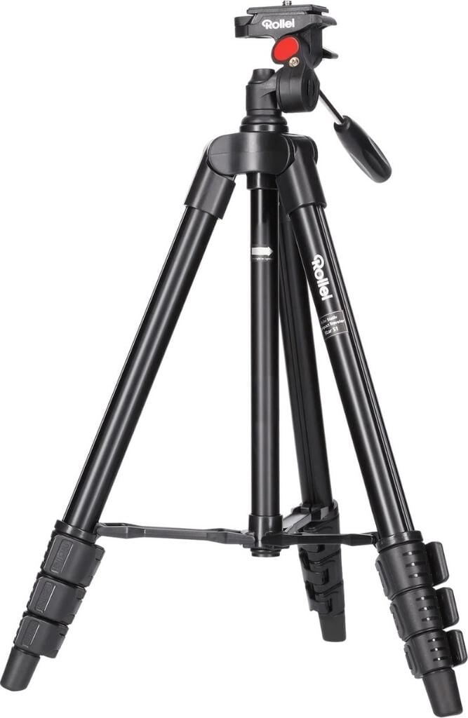Rollei Compact Traveler Star S1 Fotoğraf ve Video Siyah Tripod