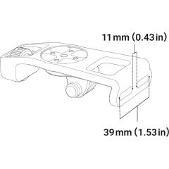 Insta360 Bike Computer Mount (Independent Handlebars)