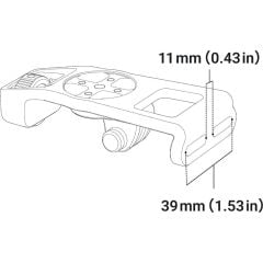 Insta360 Bike Computer Mount (Independent Handlebars)