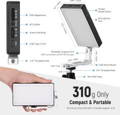 Neewer SL90 Pro RGB Mini Mobil Video Işığı