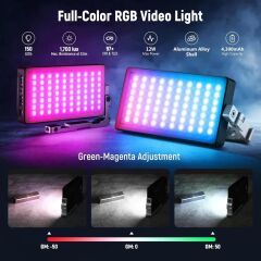Neewer SL90 Pro RGB Mini Mobil Video Işığı