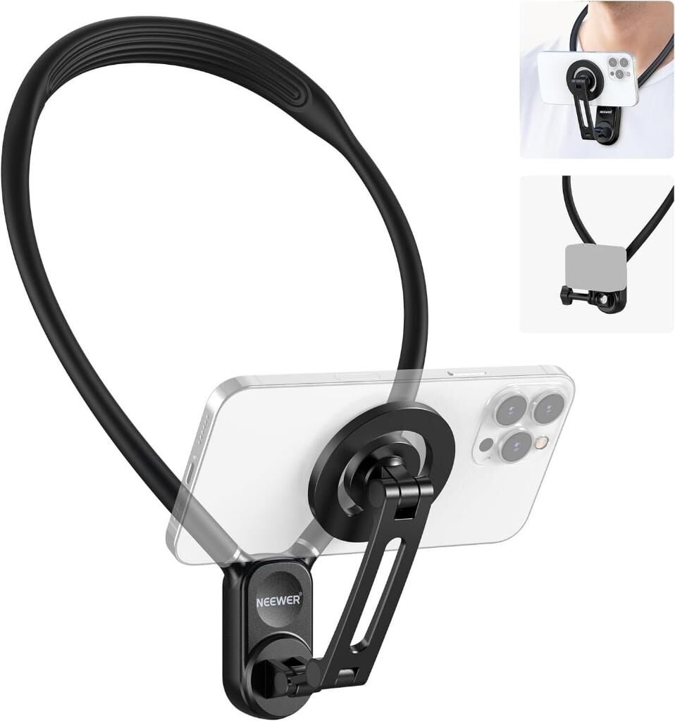 Neewer GP-16 Manyetik Telefon ve Aksiyon Kamerası Boyun Askısı (Neck Mount Holder)