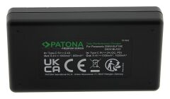 Patona 161942 Premium DMW-BLF19 Panasonic İkili USB-C Şarj Cihazı + PD20W Adaptör