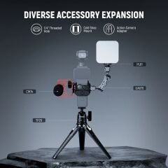Neewer AC009 DJI Osmo Pocket 3 Aksiyon Kamera Kafesi