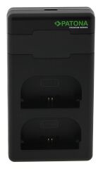 Patona 161924 Premium LP-E6 Canon İkili USB-C Şarj Cihazı + PD20W Adaptör