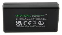 Patona 161964 Premium NP-FW50 Sony İkili USB-C Şarj Cihazı + PD20W Adaptör
