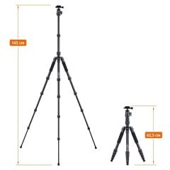 Rollei Compact Traveler No. I Siyah Tripod
