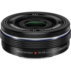 OM System M.Zuiko Digital ED 14-42mm f/3.5-5.6 EZ Lens (Siyah)