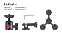 Ulanzi GO-001 Aksiyon Kamera Manyetik Başlık