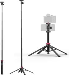 Ulanzi MT-44B 150cm 2 in 1 Otomatik Açılan 4 Ayaklı Selfie Monopod Tripod Siyah