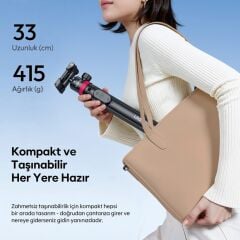 Ulanzi MT-44B 150cm 2 in 1 Otomatik Açılan 4 Ayaklı Selfie Monopod Tripod Siyah