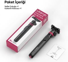 Ulanzi MT-44B 150cm 2 in 1 Otomatik Açılan 4 Ayaklı Selfie Monopod Tripod Siyah