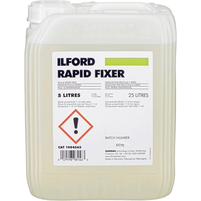 Ilford Rapid Fixer 5L Siyah Beyaz Film/Kart Sabitleme Banyosu