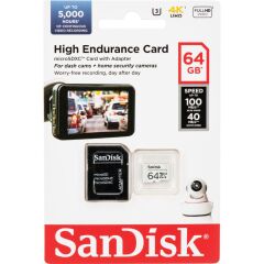 Sandisk 64GB High Endurence MicroSD Kart