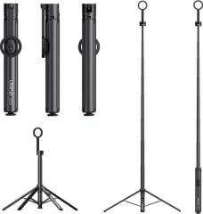 Ulanzi SK-21 180cm Manyetik Auto-Open Selfie Monopod Tripod Siyah